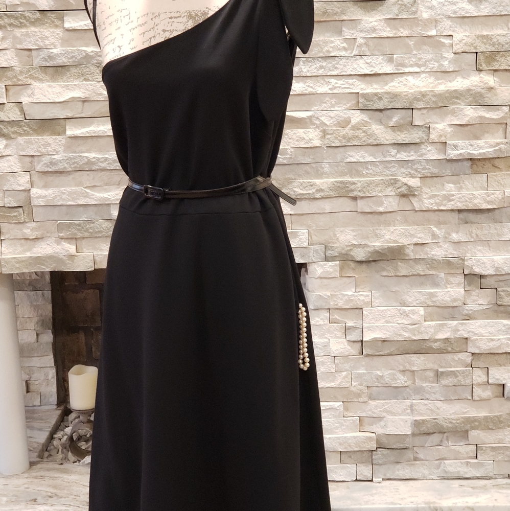 Banana republic black dress size 12